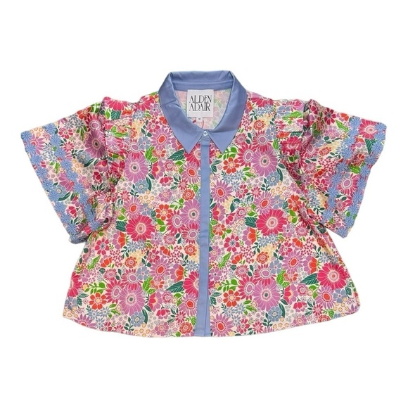 Alden Adair Austin Top in Happy Daze NWT - Picture 2 of 7